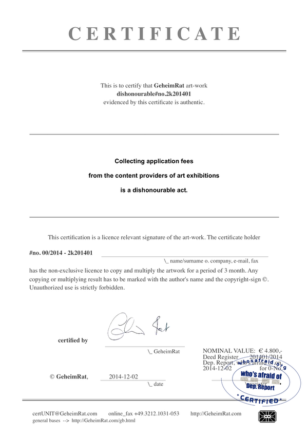 Certificate of work 2k201401 Certificate of work 2k201401